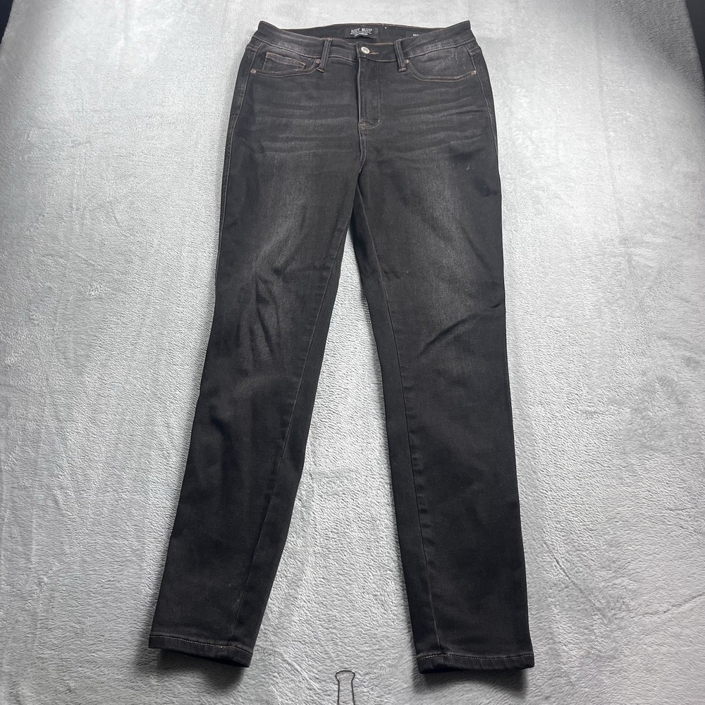 Judy Blue Women's Jeans Size 9/29 Black Denim Mid Rise Skinny Fit Stretch